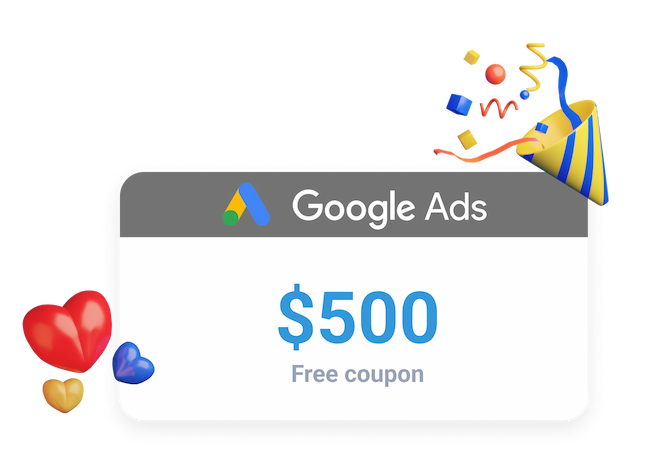 Clever Ads propose une promo Google Ads sous la forme d'un coupon gratuit Google Ads