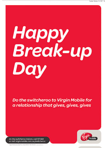 valentines day ads virgin example