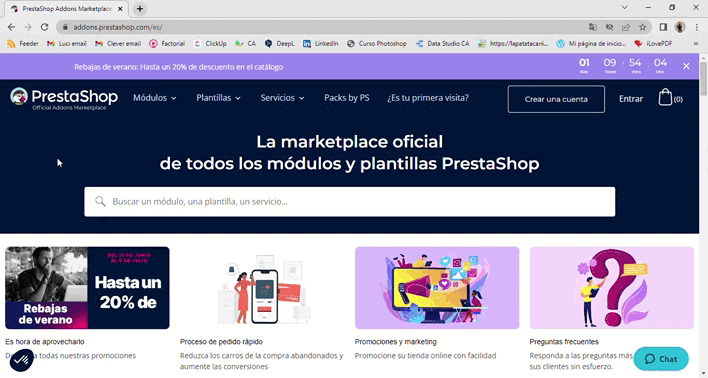 PrestaShop Addons Marketplace - Módulos, Plantillas & Soporte 