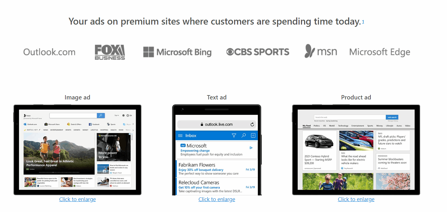 ads premium sites