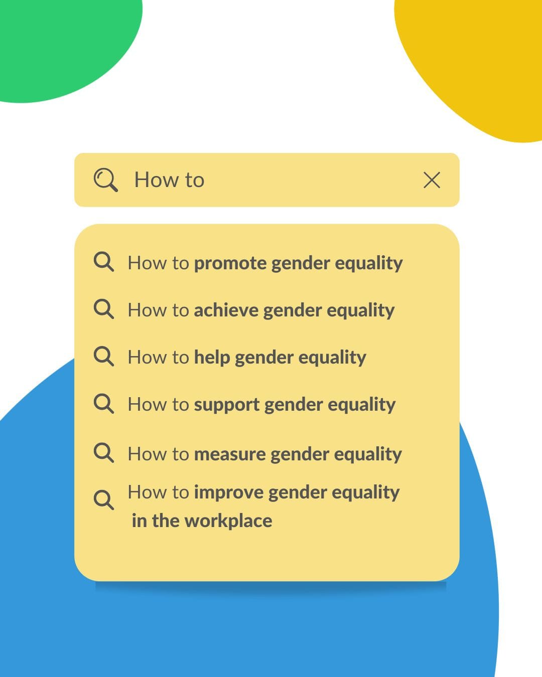 search terms gender equality